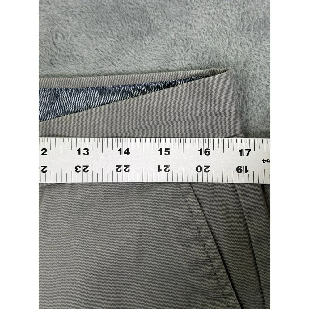 Banana‎ Republic Chino Dress Pants Mens 33x30 Gray Aiden Regular Straight